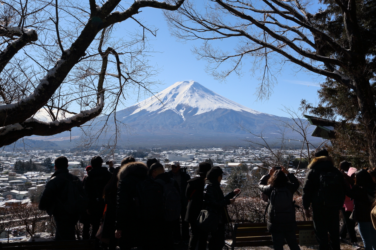 塩釜神社からの富士山