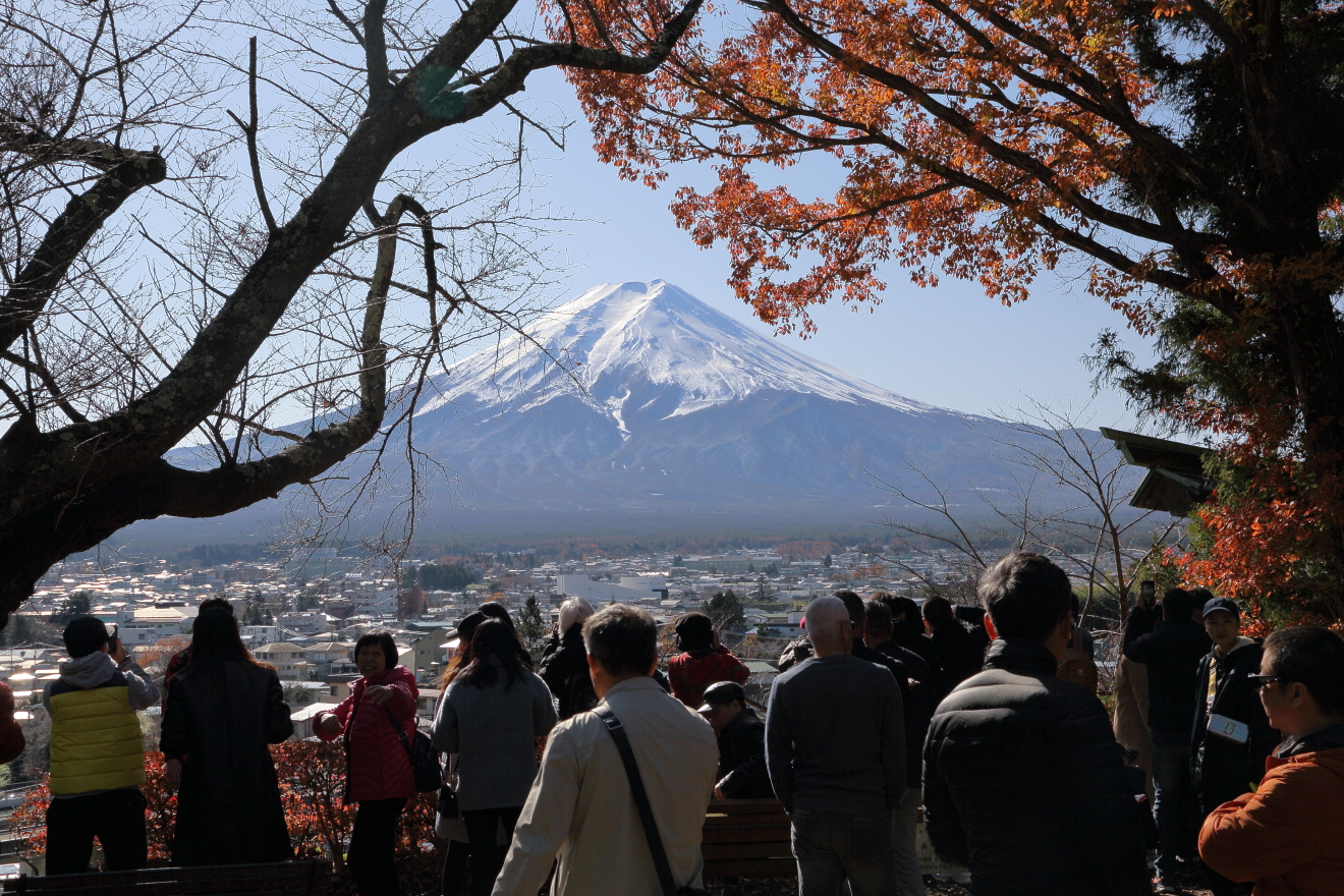 塩釜神社からの富士山