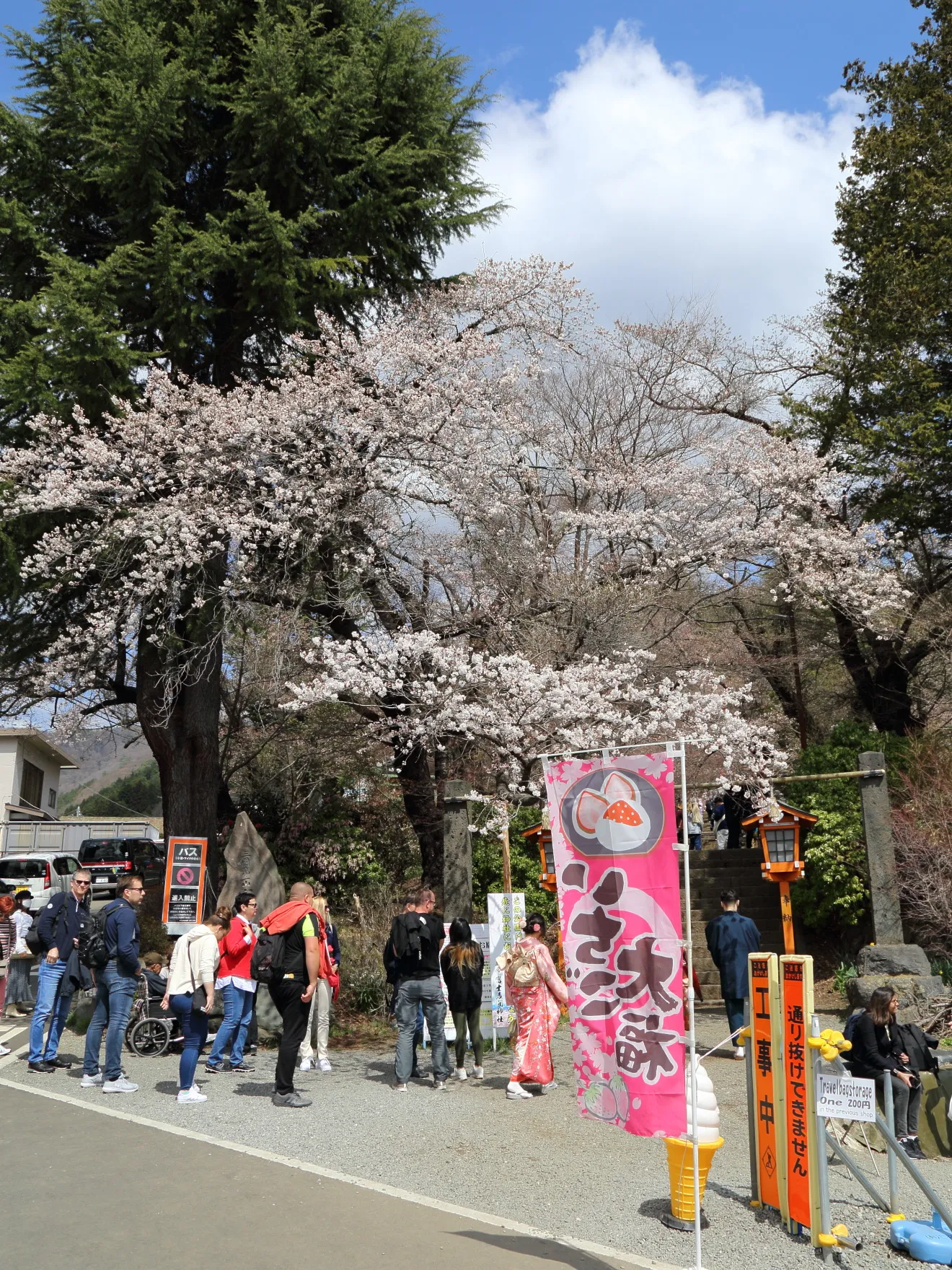 新倉富士浅間神社の桜
